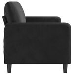 Casa si Gradina - Mobilier - Canapele si coltare - Canapele - Canapea cu 3 locuri, catifea, negru, 180 cm, model 3 - Infinity.ro