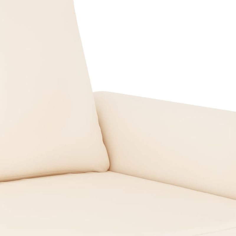 Casa si Gradina - Mobilier - Canapele si coltare - Canapele - Canapea cu 3 locuri, catifea, crem, 180 cm, model 4 - Infinity.ro