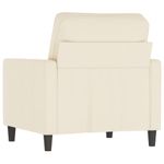 Casa si Gradina - Mobilier - Canapele si coltare - Canapele - Canapea de o persoana, catifea, crem, 60 cm, model 1 - Infinity.ro