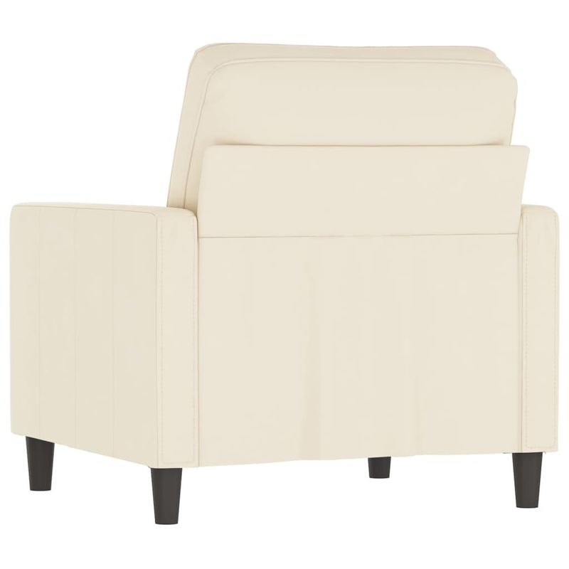 Casa si Gradina - Mobilier - Canapele si coltare - Canapele - Canapea de o persoana, catifea, crem, 60 cm, model 1 - Infinity.ro