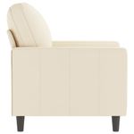 Casa si Gradina - Mobilier - Canapele si coltare - Canapele - Canapea de o persoana, catifea, crem, 60 cm, model 1 - Infinity.ro