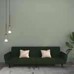 Casa si Gradina - Mobilier - Canapele si coltare - Canapele - Canapea extensibila cu 2 locuri, catifea, verde inchis, model 6 - Infinity.ro