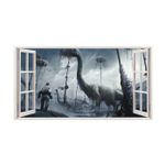 Casa si Gradina - Decoratiuni - Stickere decorative - Sticker decorativ cu Dinozauri, 85 cm, 4246ST - Infinity.ro