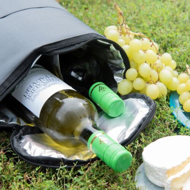 Sport si Outdoor - Camping - Bucatarie de camping - Cutii si genti frigorifice - Geanta termica de vin cu curea reglabila, 32 x 29 cm, 46163.22 - Infinity.ro