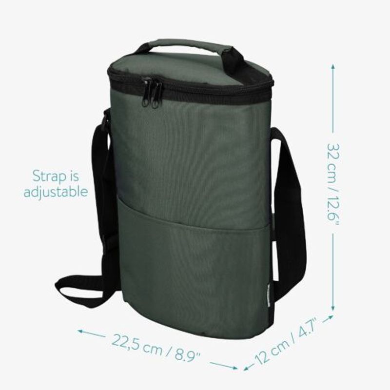 Sport si Outdoor - Camping - Bucatarie de camping - Cutii si genti frigorifice - Geanta termica de vin cu curea reglabila, 32 x 29 cm, 46163.22 - Infinity.ro
