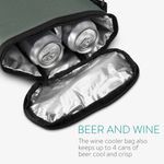Sport si Outdoor - Camping - Bucatarie de camping - Cutii si genti frigorifice - Geanta termica de vin cu curea reglabila, 32 x 29 cm, 46163.22 - Infinity.ro