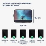 Laptop, Telefoane si Tablete - Telefoane mobile si accesorii - Accesorii Telefoane - Huse telefoane - Husa universala pentru tableta 11 inch, Kwmobile, Multicolor, Neopren, 57316.01 - Infinity.ro
