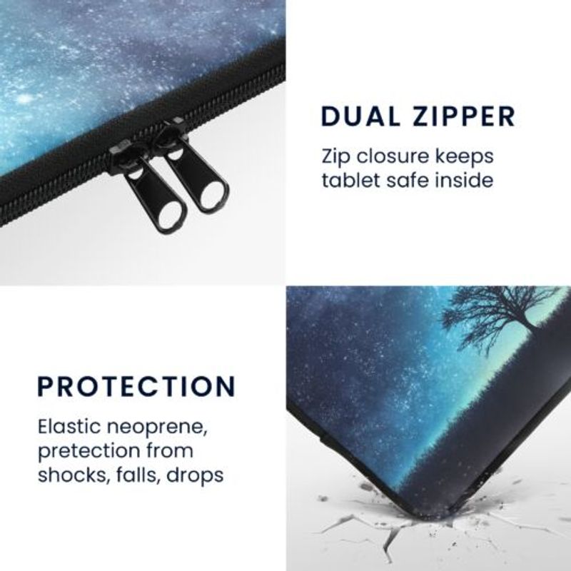 Laptop, Telefoane si Tablete - Telefoane mobile si accesorii - Accesorii Telefoane - Huse telefoane - Husa universala pentru tableta 11 inch, Kwmobile, Multicolor, Neopren, 57316.01 - Infinity.ro