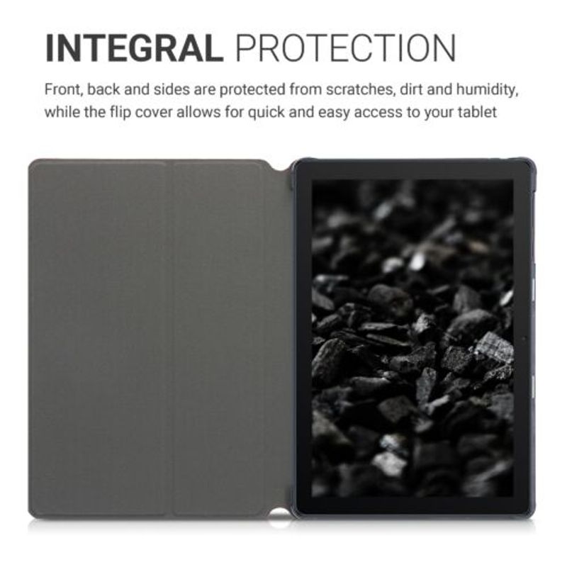 Laptop, Telefoane si Tablete - Telefoane mobile si accesorii - Accesorii Telefoane - Huse telefoane - Husa pentru tableta Huawei MatePad T10/MatePad T10s, Kwmobile, Gri/Negru, Textil, 54508.73 - Infinity.ro