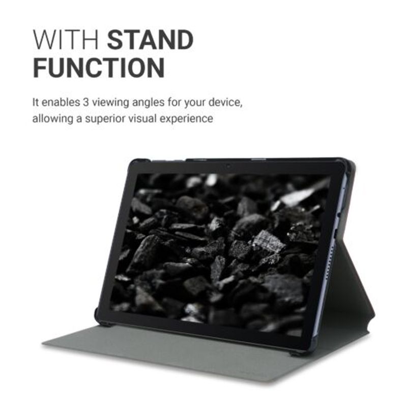 Laptop, Telefoane si Tablete - Telefoane mobile si accesorii - Accesorii Telefoane - Huse telefoane - Husa pentru tableta Huawei MatePad T10/MatePad T10s, Kwmobile, Gri/Negru, Textil, 54508.73 - Infinity.ro