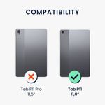 Laptop, Telefoane si Tablete - Telefoane mobile si accesorii - Accesorii Telefoane - Huse telefoane - Husa pentru tableta Lenovo Tab P11, Kwmobile, Rosu/Negru, Textil, 55710.20 - Infinity.ro