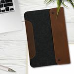 Laptop, Telefoane si Tablete - Telefoane mobile si accesorii - Accesorii Telefoane - Huse telefoane - Husa pentru Apple iPad Pro 12.9" 2015/Apple iPad Pro 12.9" 2017, Textil, Gri, 50428.01 - Infinity.ro