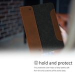 Laptop, Telefoane si Tablete - Telefoane mobile si accesorii - Accesorii Telefoane - Huse telefoane - Husa pentru Apple iPad Pro 12.9" 2015/Apple iPad Pro 12.9" 2017, Textil, Gri, 50428.01 - Infinity.ro