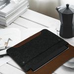 Laptop, Telefoane si Tablete - Telefoane mobile si accesorii - Accesorii Telefoane - Huse telefoane - Husa pentru Apple iPad Pro 12.9" 2015/Apple iPad Pro 12.9" 2017, Textil, Gri, 50428.01 - Infinity.ro