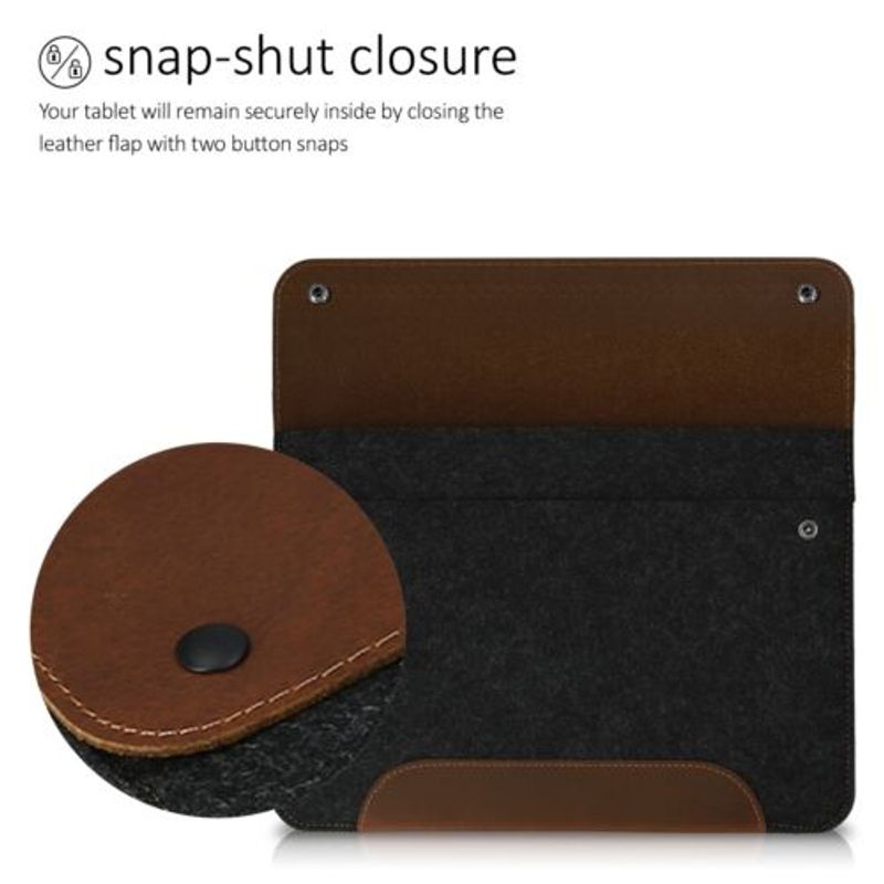 Laptop, Telefoane si Tablete - Telefoane mobile si accesorii - Accesorii Telefoane - Huse telefoane - Husa pentru Apple iPad Pro 12.9" 2015/Apple iPad Pro 12.9" 2017, Textil, Gri, 50428.01 - Infinity.ro