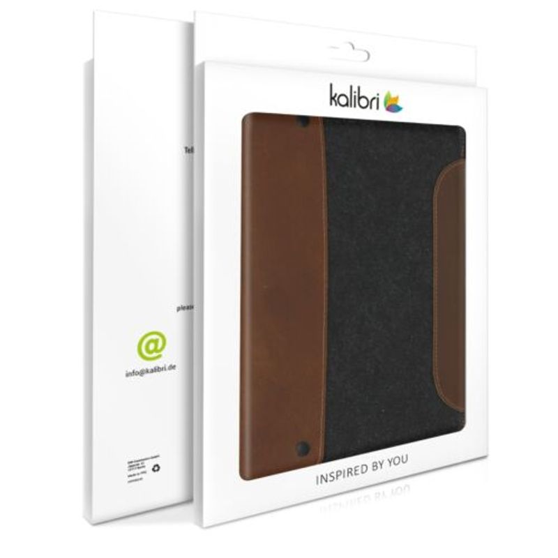 Laptop, Telefoane si Tablete - Telefoane mobile si accesorii - Accesorii Telefoane - Huse telefoane - Husa pentru Apple iPad Pro 12.9" 2015/Apple iPad Pro 12.9" 2017, Textil, Gri, 50428.01 - Infinity.ro