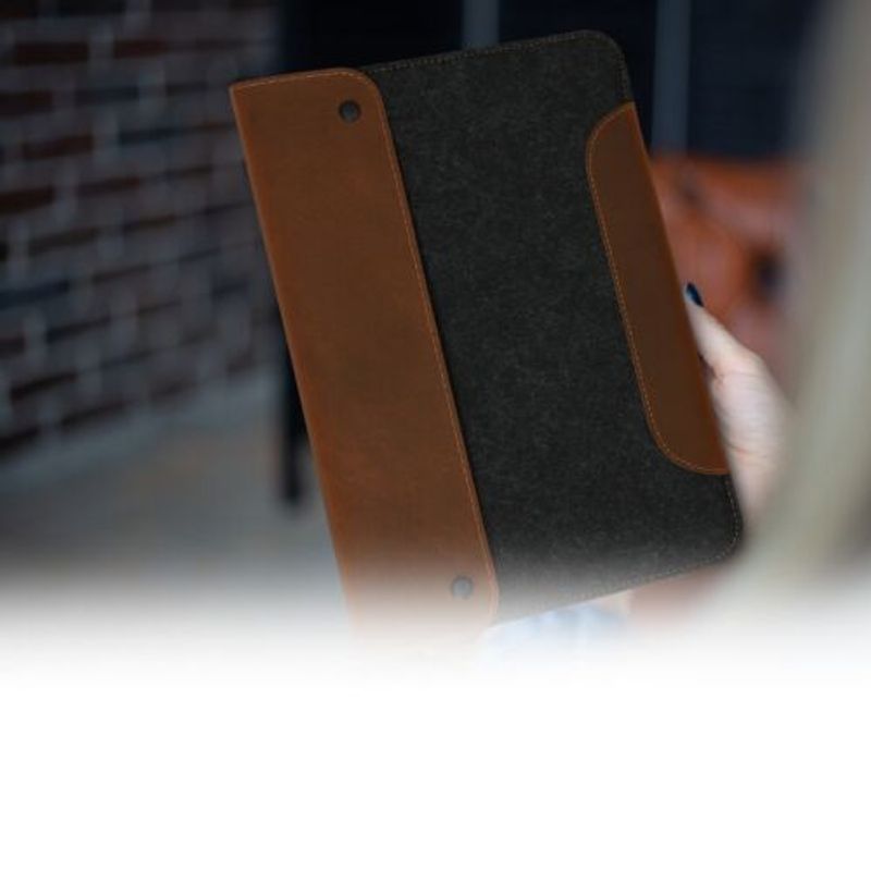 Laptop, Telefoane si Tablete - Telefoane mobile si accesorii - Accesorii Telefoane - Huse telefoane - Husa pentru Apple iPad Pro 12.9" 2015/Apple iPad Pro 12.9" 2017, Textil, Gri, 50428.01 - Infinity.ro