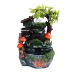 Casa si Gradina - Decoratiuni - Obiecte decorative - Accesorii decorative - Fantana arteziana, cu buton On/off, Bila si leduri luminoase, 30 cm, 84AAX - Infinity.ro