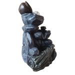 Casa si Gradina - Gradina si terasa - Decoratiuni exterior - Ornamente gradina - Fantana arteziana cu roci, cu buton On/off, Bila si leduri luminoase, 35 cm, 1931L - Infinity.ro