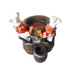 Casa si Gradina - Gradina si terasa - Decoratiuni exterior - Ornamente gradina - Fantana arteziana cu bucatari, 20 cm, 1621LD - Infinity.ro