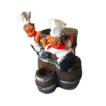 Casa si Gradina - Gradina si terasa - Decoratiuni exterior - Ornamente gradina - Fantana arteziana cu bucatari, 20 cm, 1621LD - Infinity.ro