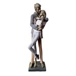 Casa si Gradina - Decoratiuni - Obiecte decorative - Accesorii decorative - Statueta decorativa, Cuplu Indragostiti, argintiu, 44 cm, DVH004 - Infinity.ro