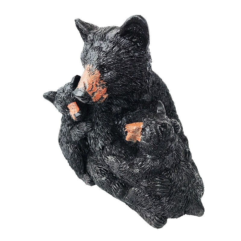 Casa si Gradina - Decoratiuni - Obiecte decorative - Accesorii decorative - Statueta decorativa, Ursoaica cu doi pui, 17 cm, 366H - Infinity.ro