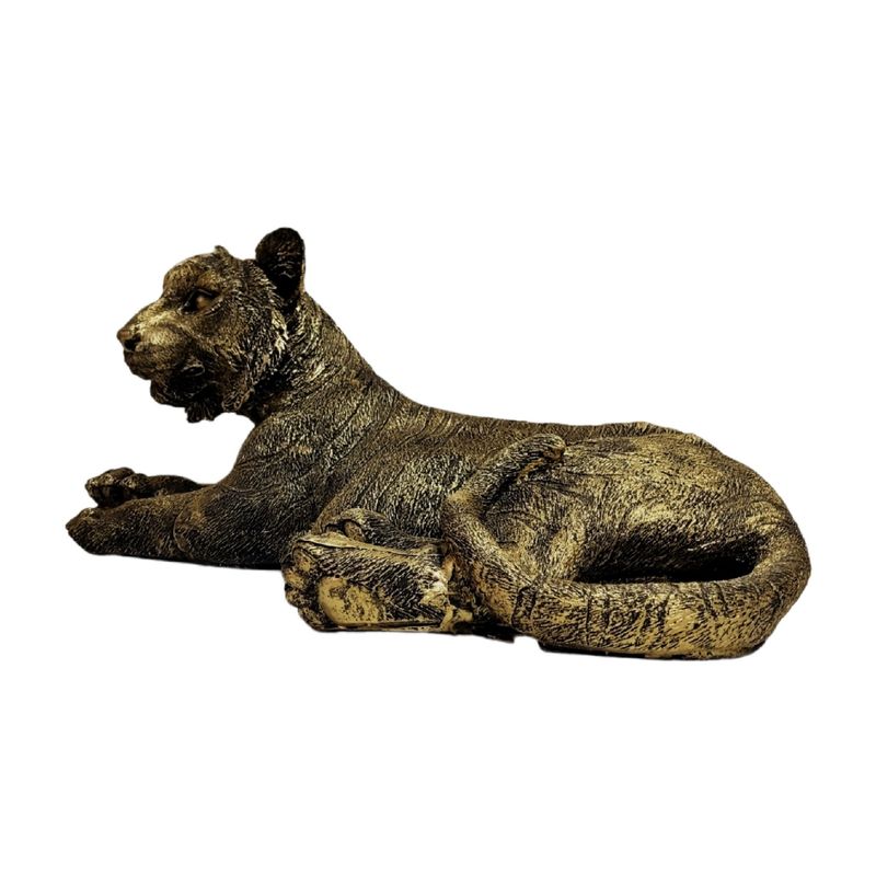 Casa si Gradina - Decoratiuni - Obiecte decorative - Accesorii decorative - Statueta decorativa, Tigru, auriu, 69 cm, DVTAN001 - Infinity.ro