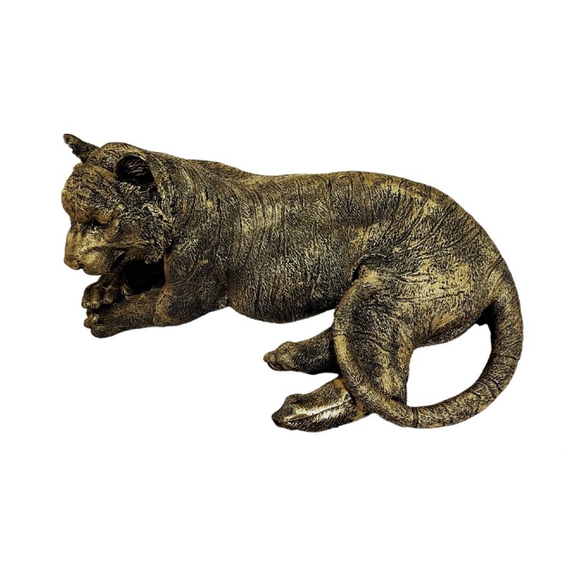 Casa si Gradina - Decoratiuni - Obiecte decorative - Accesorii decorative - Statueta decorativa, Tigru, auriu, 69 cm, DVTAN001 - Infinity.ro