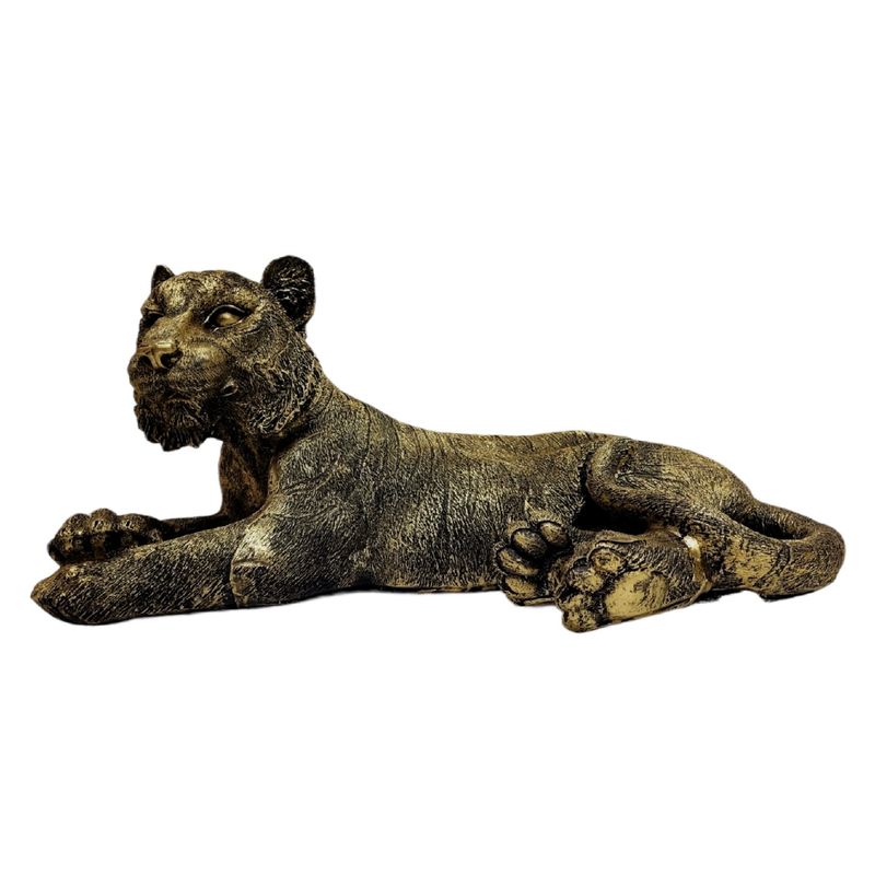 Casa si Gradina - Decoratiuni - Obiecte decorative - Accesorii decorative - Statueta decorativa, Tigru, auriu, 69 cm, DVTAN001 - Infinity.ro