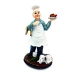 Casa si Gradina - Decoratiuni - Obiecte decorative - Accesorii decorative - Statueta decorativa, Mos bucatar, 12 cm, 1920G - Infinity.ro