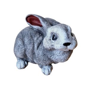 Statueta decorativa, Iepure, gri, 23 cm, DVSA057