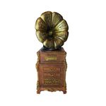 Carti si Birotica - Birotica - Accesorii de birou - Pusculite - Pusculita in forma de Gramofon, 29 cm, maro, KE052A - Infinity.ro