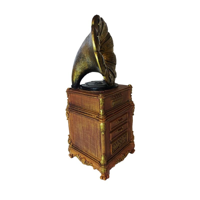 Carti si Birotica - Birotica - Accesorii de birou - Pusculite - Pusculita in forma de Gramofon, 29 cm, maro, KE052A - Infinity.ro