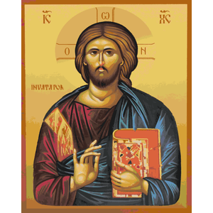 Set pictura pe numere Mantuitorul Isus Hristos 2986