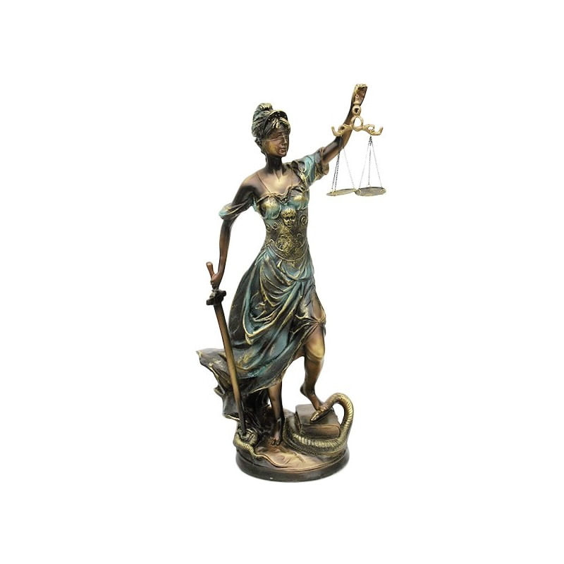 Casa si Gradina - Decoratiuni - Obiecte decorative - Accesorii decorative - Statueta reprezentand justitia 20x54 cm - Infinity.ro