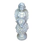 Casa si Gradina - Decoratiuni - Obiecte decorative - Accesorii decorative - Statueta decorativa, Inger, argintiu, 39 cm, DVAN0701G - Infinity.ro