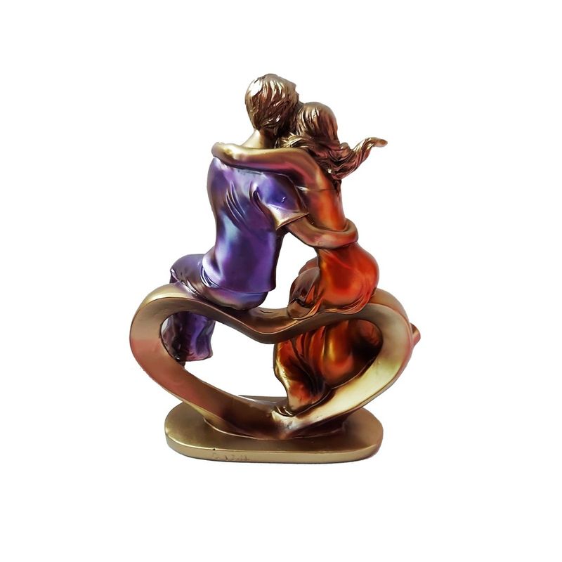 Casa si Gradina - Decoratiuni - Obiecte decorative - Accesorii decorative - Statueta, Cuplu indragostiti, 19 cm, CS19X - Infinity.ro