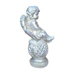 Casa si Gradina - Decoratiuni - Obiecte decorative - Accesorii decorative - Statueta decorativa, Inger, argintiu, 39 cm, DVAN0701G - Infinity.ro