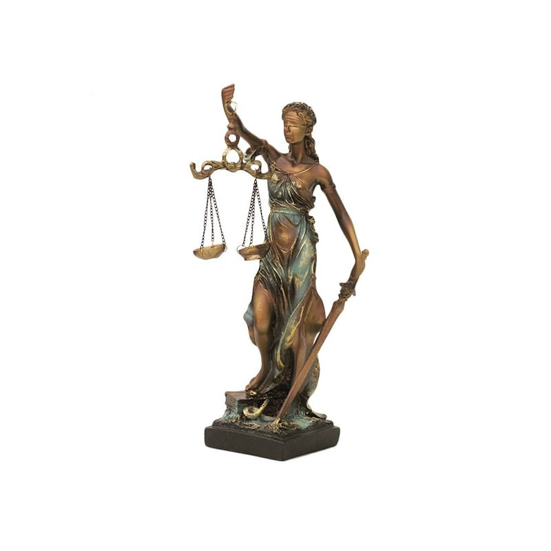 Casa si Gradina - Decoratiuni - Obiecte decorative - Accesorii decorative - Statueta reprezentand justitia 8x28 cm - Infinity.ro