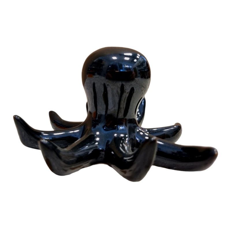 Casa si Gradina - Decoratiuni - Obiecte decorative - Accesorii decorative - Statueta decorativa, Caracatita, negru, 12 cm, DV027CN - Infinity.ro