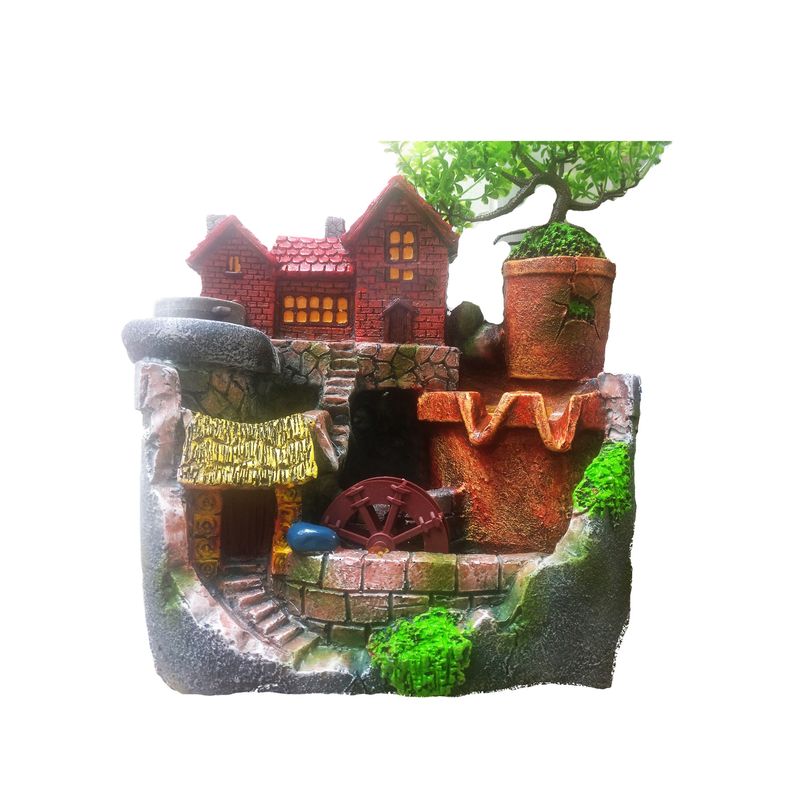 Casa si Gradina - Gradina si terasa - Decoratiuni exterior - Ornamente gradina - Fantana arteziana, cu buton On/Off, 35 cm, 113X - Infinity.ro