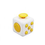 Jucarii, Copii si Bebe - Jucarii si jocuri - Jucarii & jocuri educative - Jocuri si jucarii educative - Fidget Cub antistres, Magic cube, Galben 1010ZX - Infinity.ro