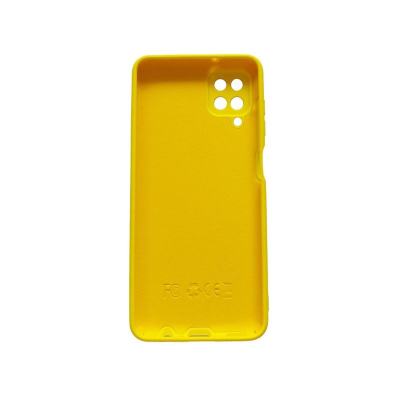 Laptop, Telefoane si Tablete - Telefoane mobile si accesorii - Accesorii Telefoane - Huse telefoane - Husa telefon compatibila cu Samsung Galaxy A12, galben, cu interior de catifea, 212HT - Infinity.ro