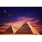 Casa si Gradina - Decoratiuni - Tablouri - Tablou canvas Piramide, Giza, 105 x 70 cm - Infinity.ro
