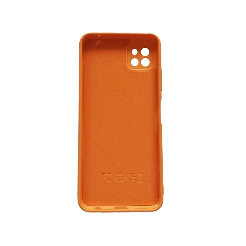 Laptop, Telefoane si Tablete - Telefoane mobile si accesorii - Accesorii Telefoane - Huse telefoane - Husa telefon compatibila cu Samsung Galaxy A22 5G, portocaliu, cu interior de catifea, 163HT - Infinity.ro