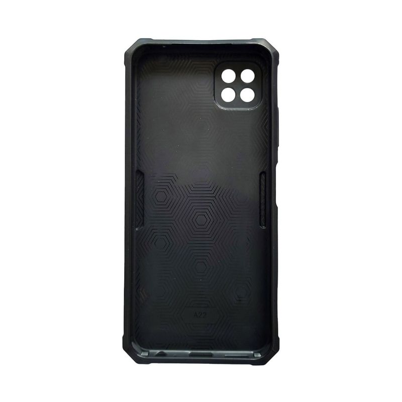 Laptop, Telefoane si Tablete - Telefoane mobile si accesorii - Accesorii Telefoane - Huse telefoane - Husa telefon compatibila cu Samsung Galaxy A22 5G, Powerful, Inel si placuta metalica, HT121 - Infinity.ro