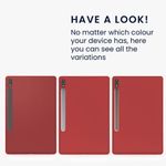 Laptop, Telefoane si Tablete - Telefoane mobile si accesorii - Accesorii Telefoane - Huse telefoane - Husa pentru tableta Samsung Galaxy Tab S8 Plus/Galaxy Tab S7 Plus, Kwmobile, Rosu, Silicon, 52921.09 - Infinity.ro