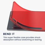 Laptop, Telefoane si Tablete - Telefoane mobile si accesorii - Accesorii Telefoane - Huse telefoane - Husa pentru tableta Samsung Galaxy Tab S8 Plus/Galaxy Tab S7 Plus, Kwmobile, Rosu, Silicon, 52921.09 - Infinity.ro