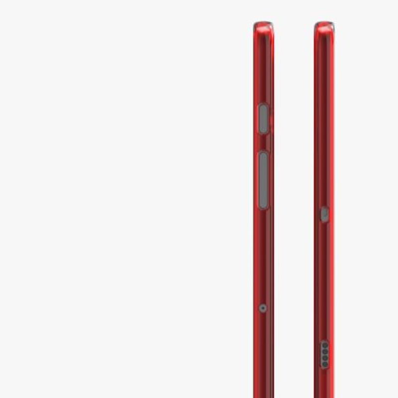 Laptop, Telefoane si Tablete - Telefoane mobile si accesorii - Accesorii Telefoane - Huse telefoane - Husa pentru tableta Samsung Galaxy Tab S8 Plus/Galaxy Tab S7 Plus, Kwmobile, Rosu, Silicon, 52921.09 - Infinity.ro